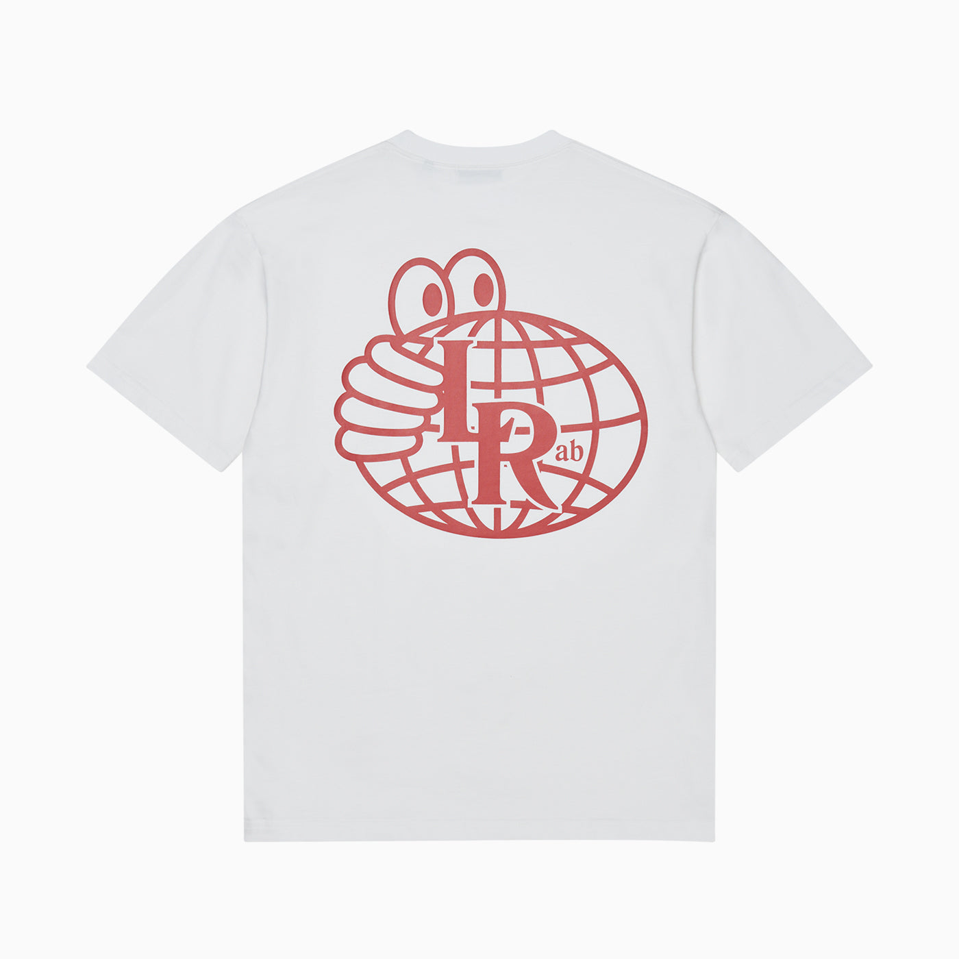 Atlas Mono SS Tee (White/Brick Red)