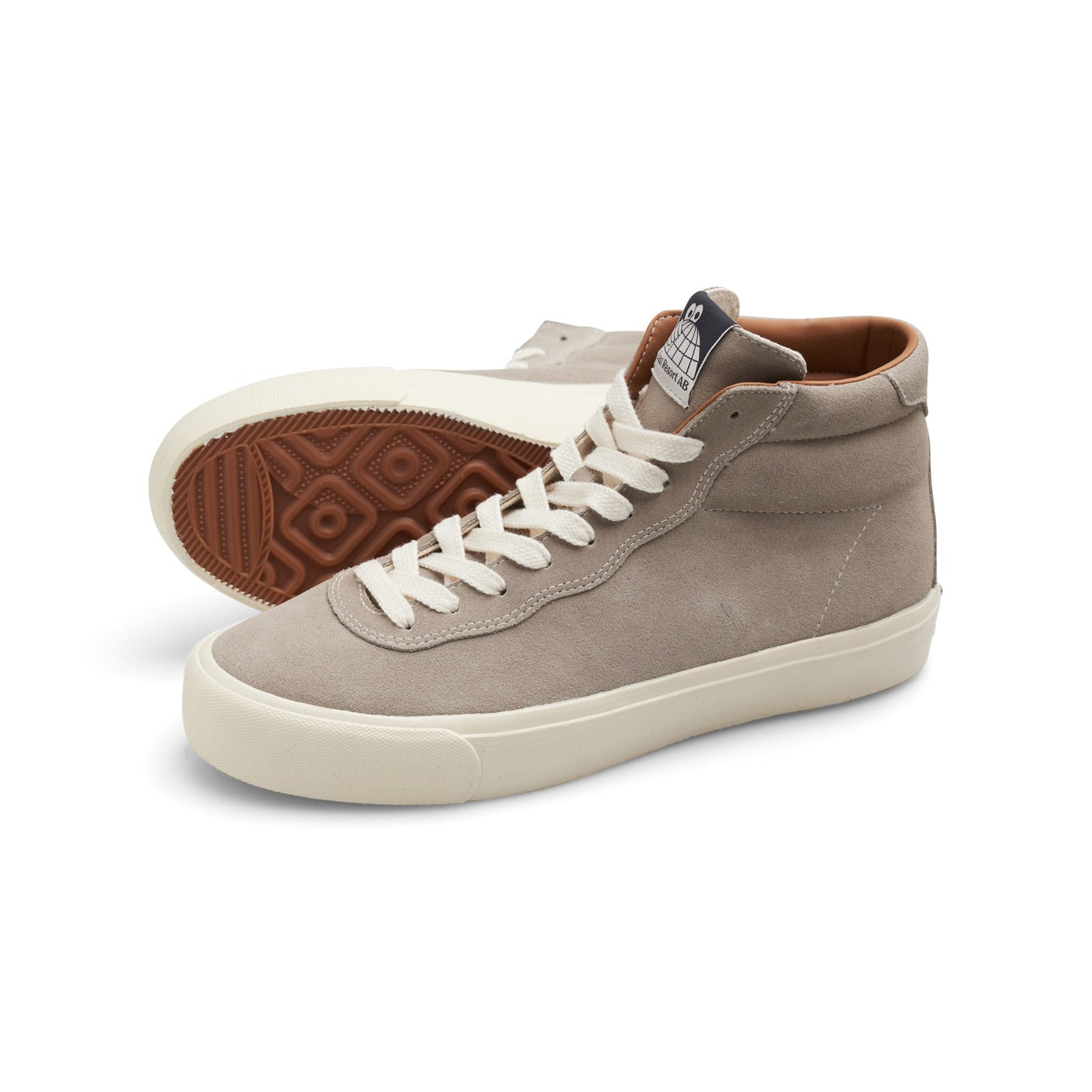 VM001-HI Suede (Fog Grey/White)