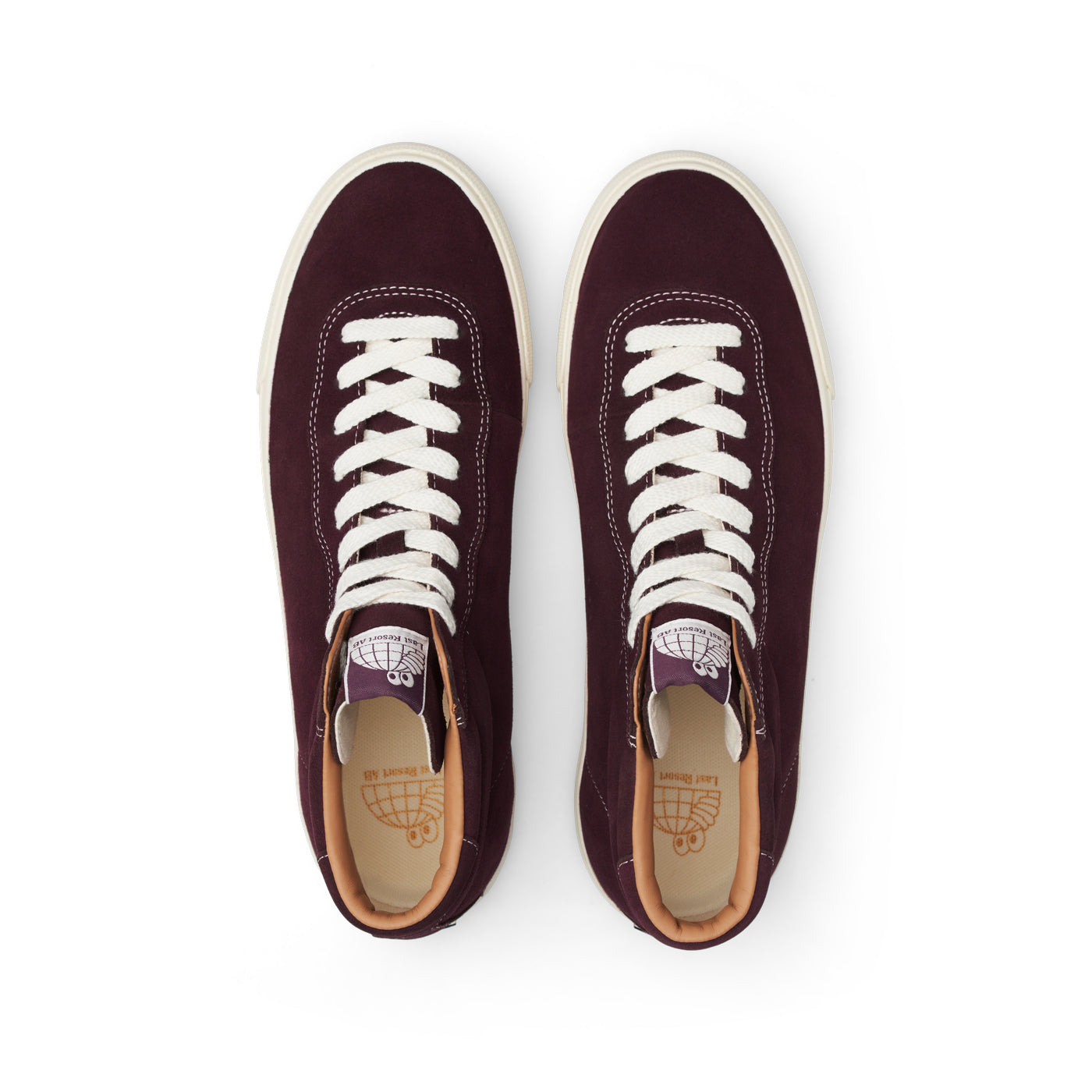 VM001-Hi Suede (Fig Red/White)