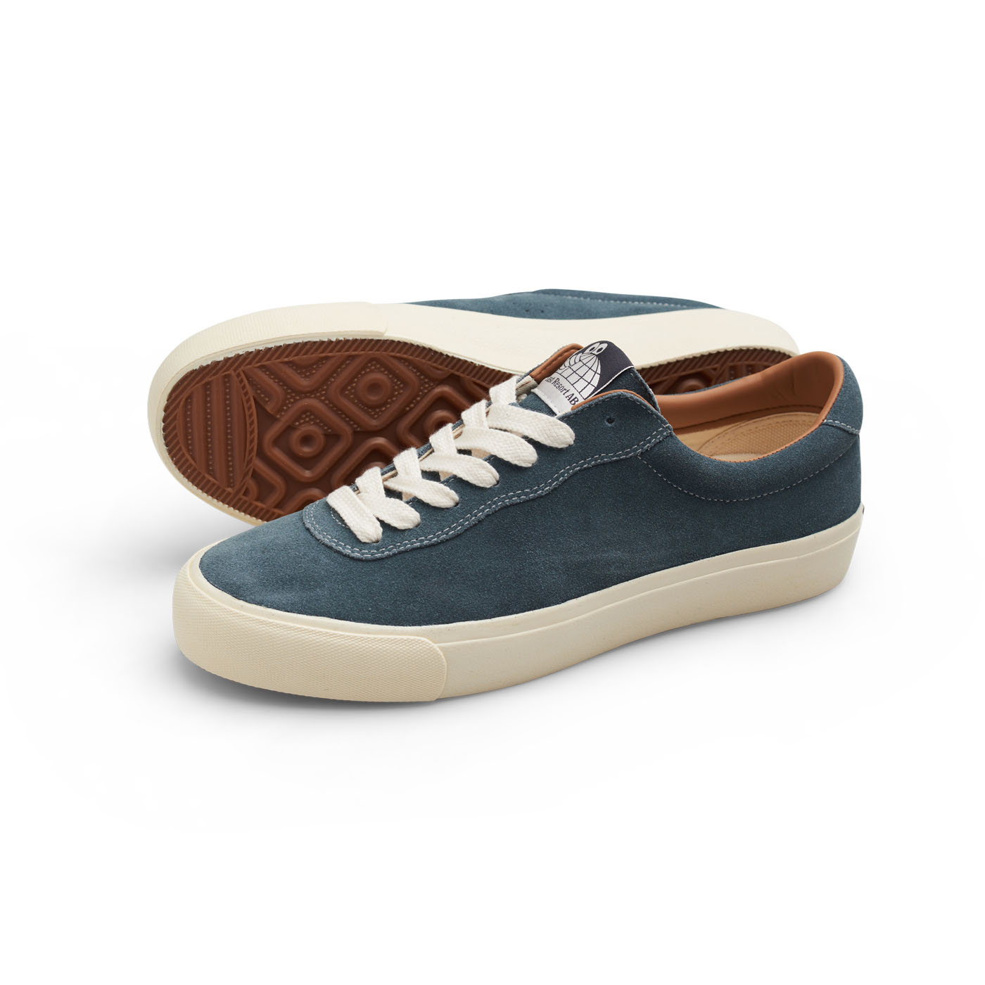 VM001-Lo Suede (Blue Mirage/White)