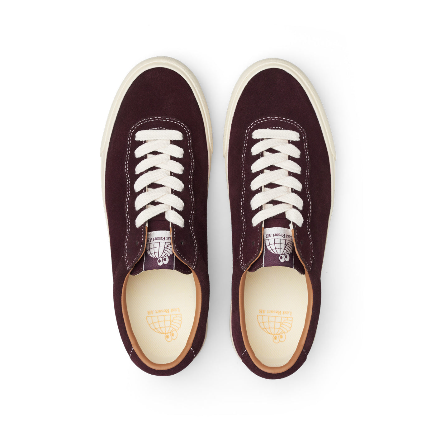VM001-Lo Suede (Fig Red/White)