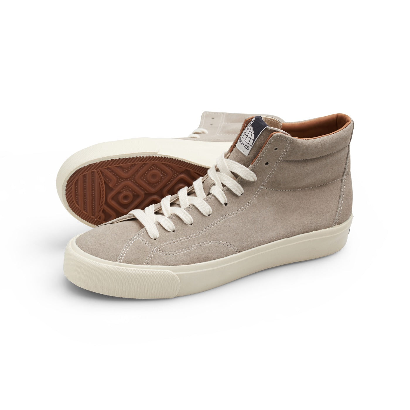 VM003-HI Suede (Fog Grey/White)