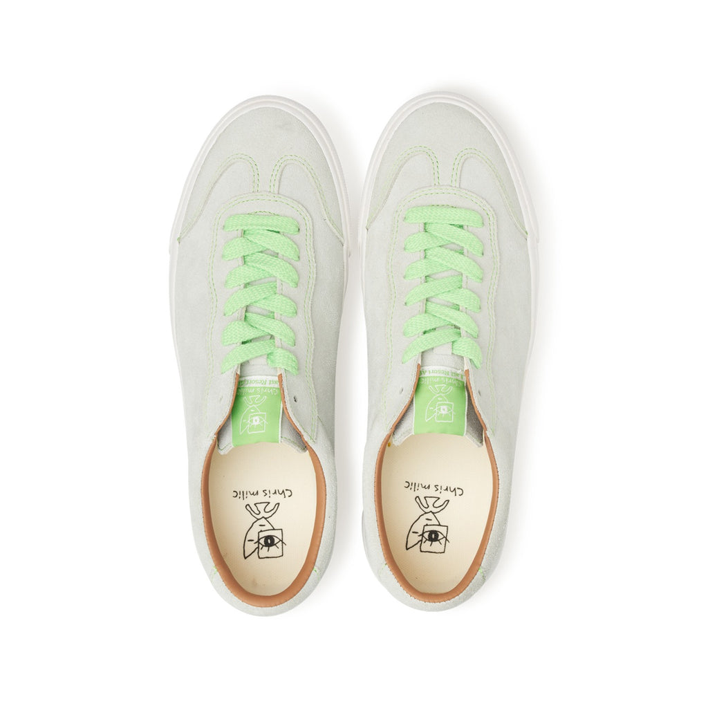 VM004-Milic Suede (Green Tint/White)