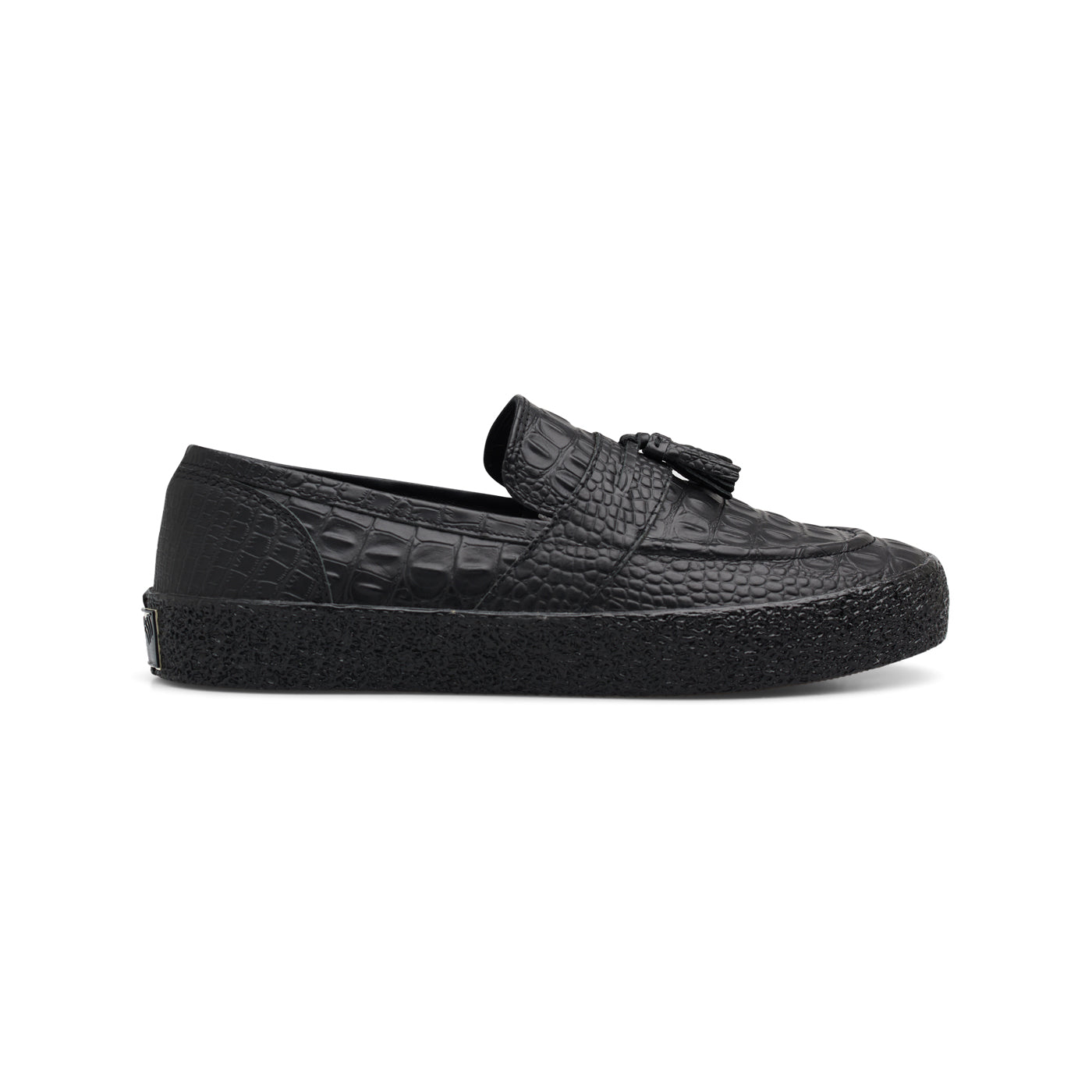 VM005 Loafer Leather (Croc Black/Black) – Last Resort USA