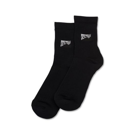 Heel Tab Dress Socks (Black) - 1 Pack