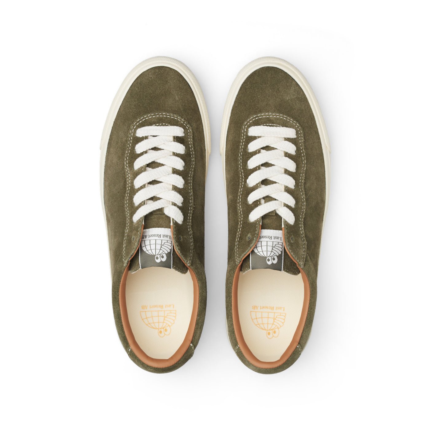 国内配送 LastResort AB VM001 LO SUEDE NEW OLIVE/WHITE VM001-Lo Suede (New Olive/White) – Last Resort USA