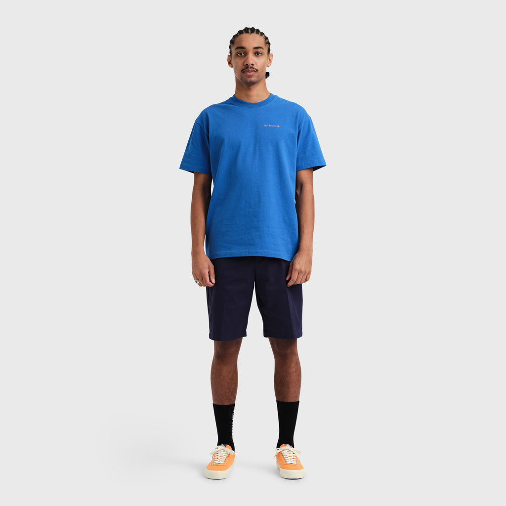 Atlas Monogram Tee (Royal Blue/Sunset Orange)