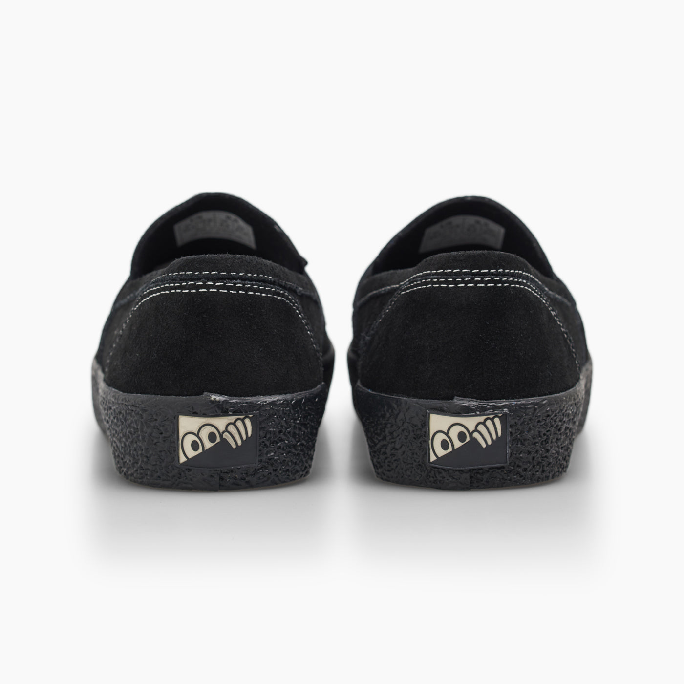 VM005 Loafer (Black/Black/White Stitch)