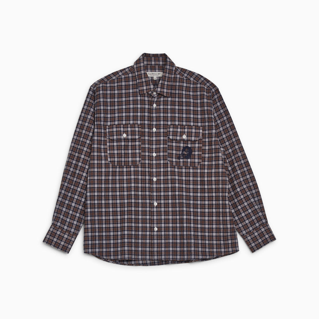 SM001-DANE Flannel (Grey/Brown)