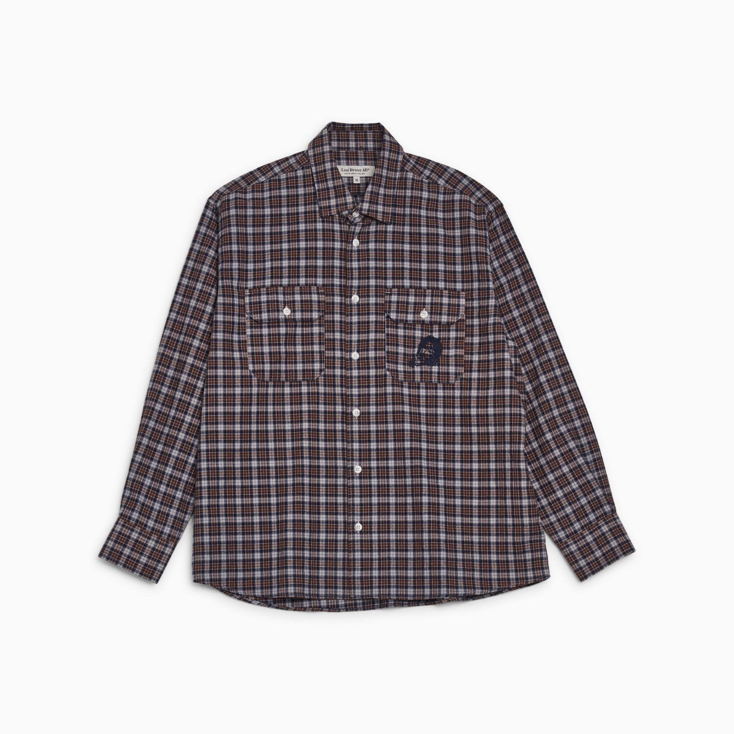 SM001-DANE Flannel (Grey/Brown)