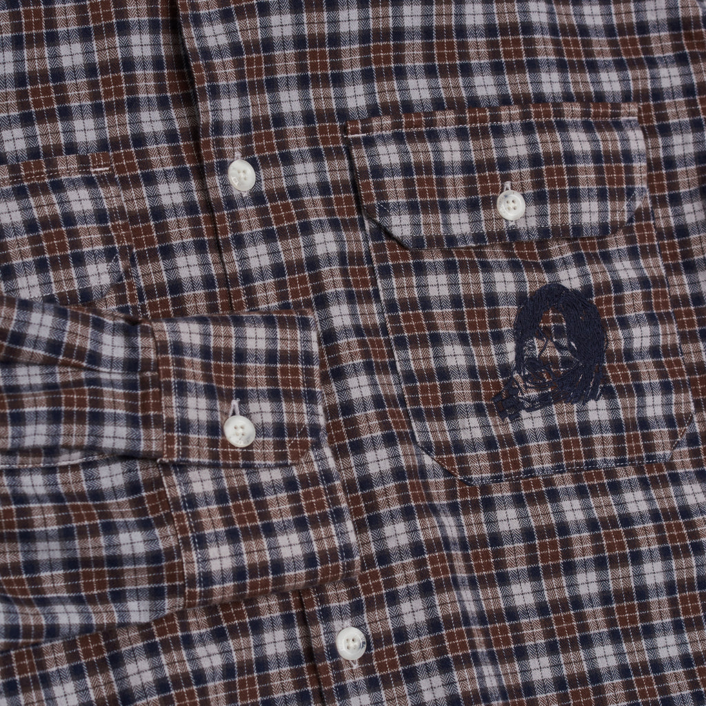 SM001-DANE Flannel (Grey/Brown)