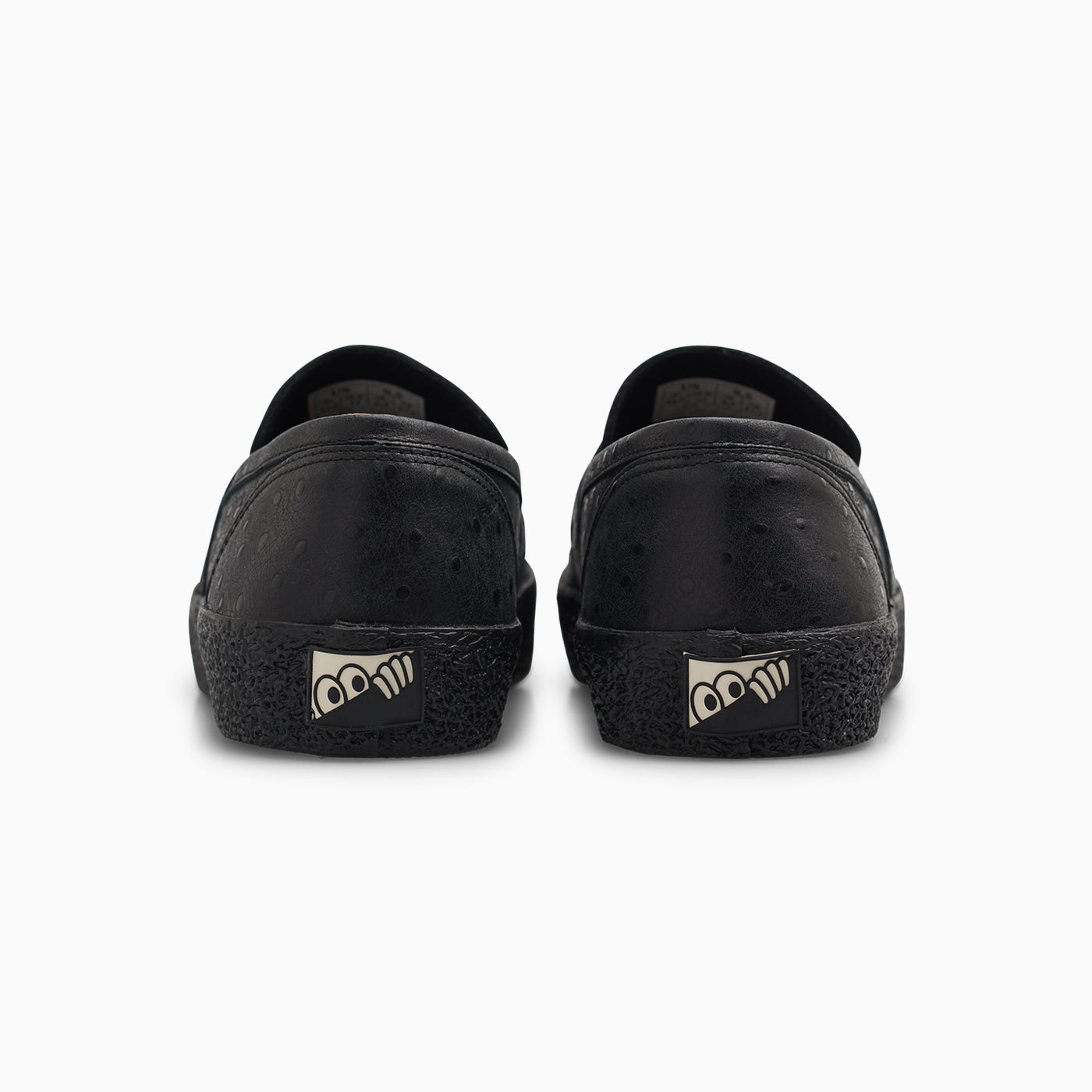 VM005 Loafer (Ostritch Black/Black) – Last Resort AB USA
