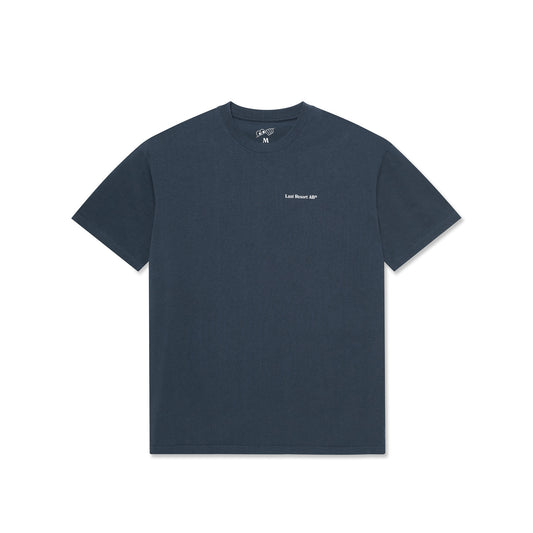 Script SS Tee (Dress Blue)