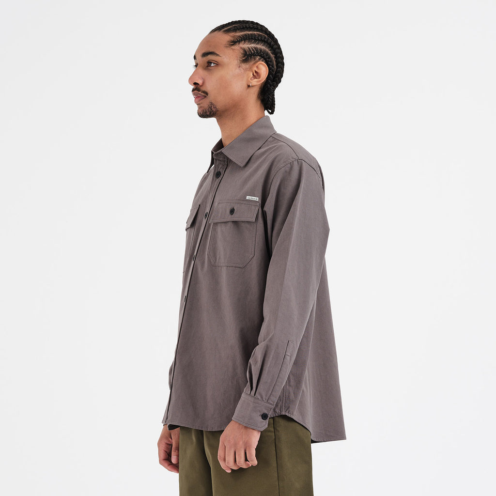 OG Canvas LS Shirt (Steel Grey)