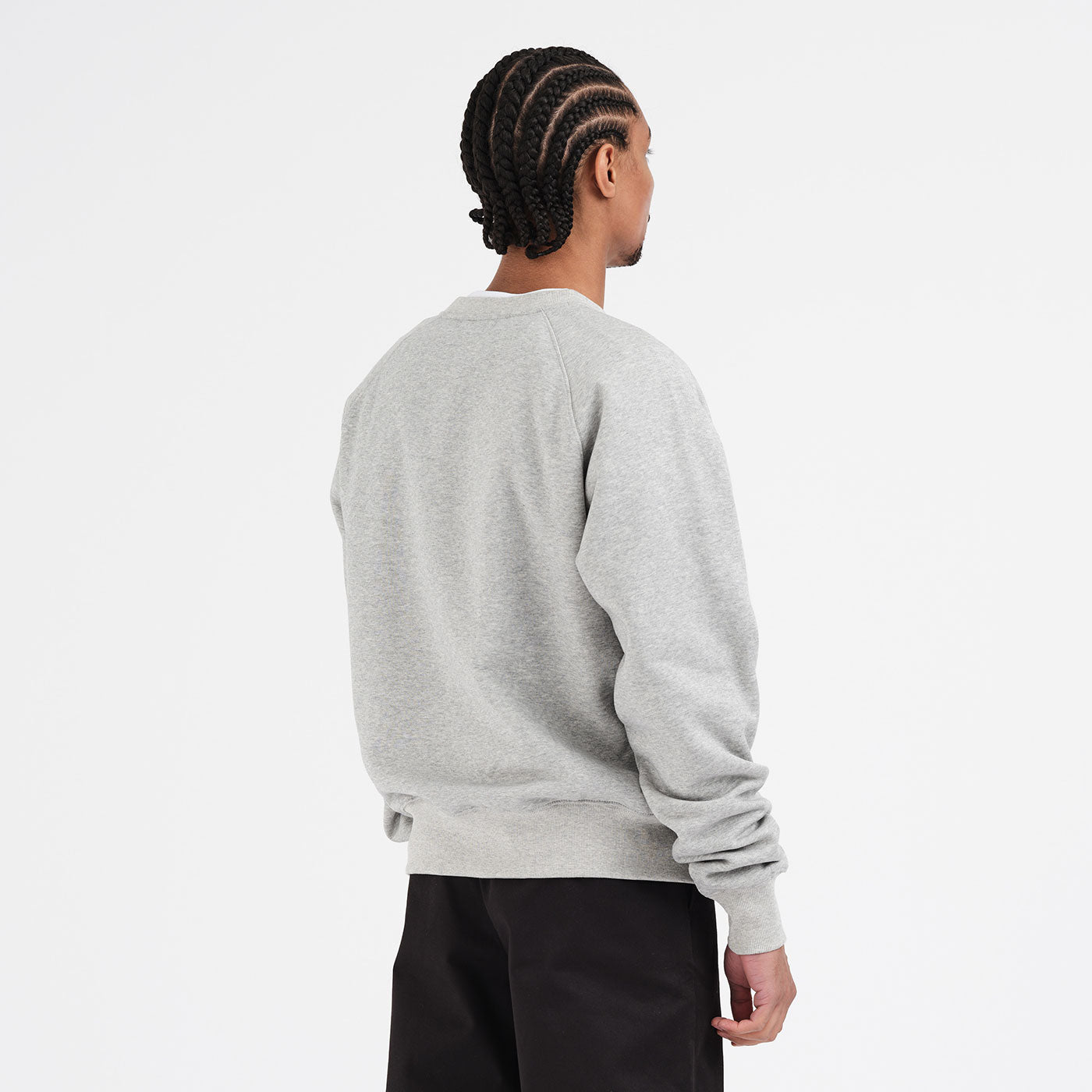 Little AB Raglan Sweat (Grey Melange)