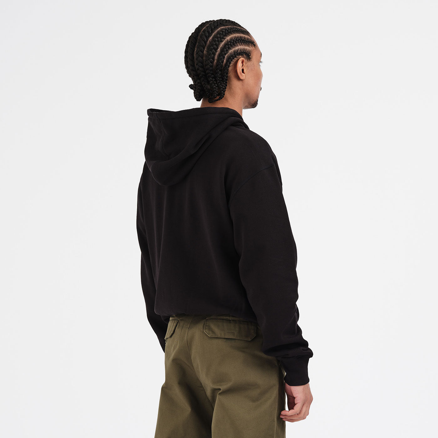 Script Logo Zip Hoodie (Black)