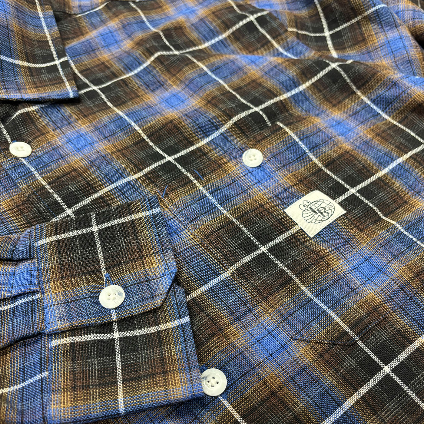SM001 Flannel (Blue)
