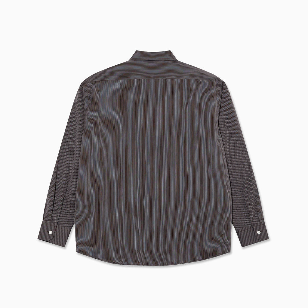 SM001 Poplin (Navy Stripe)