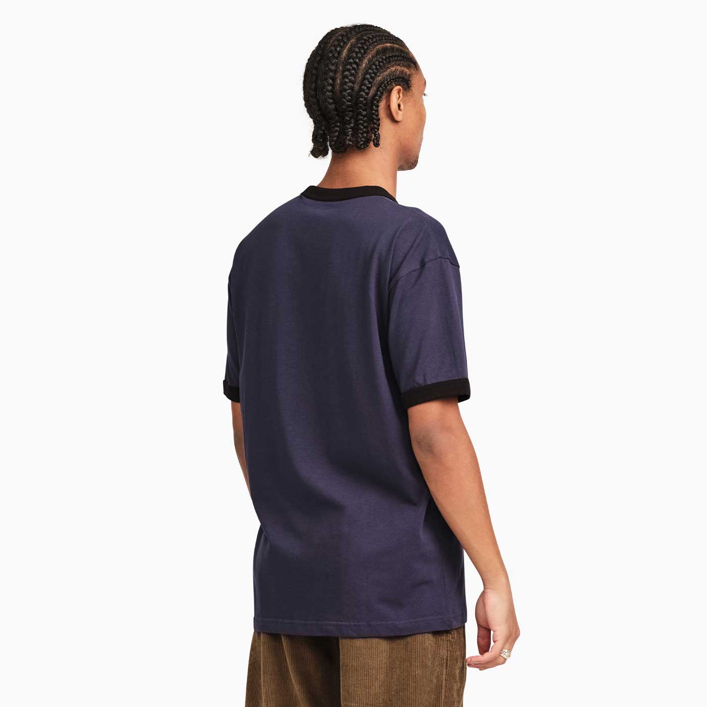 Signature Ringer SS Tee (Dark Navy)