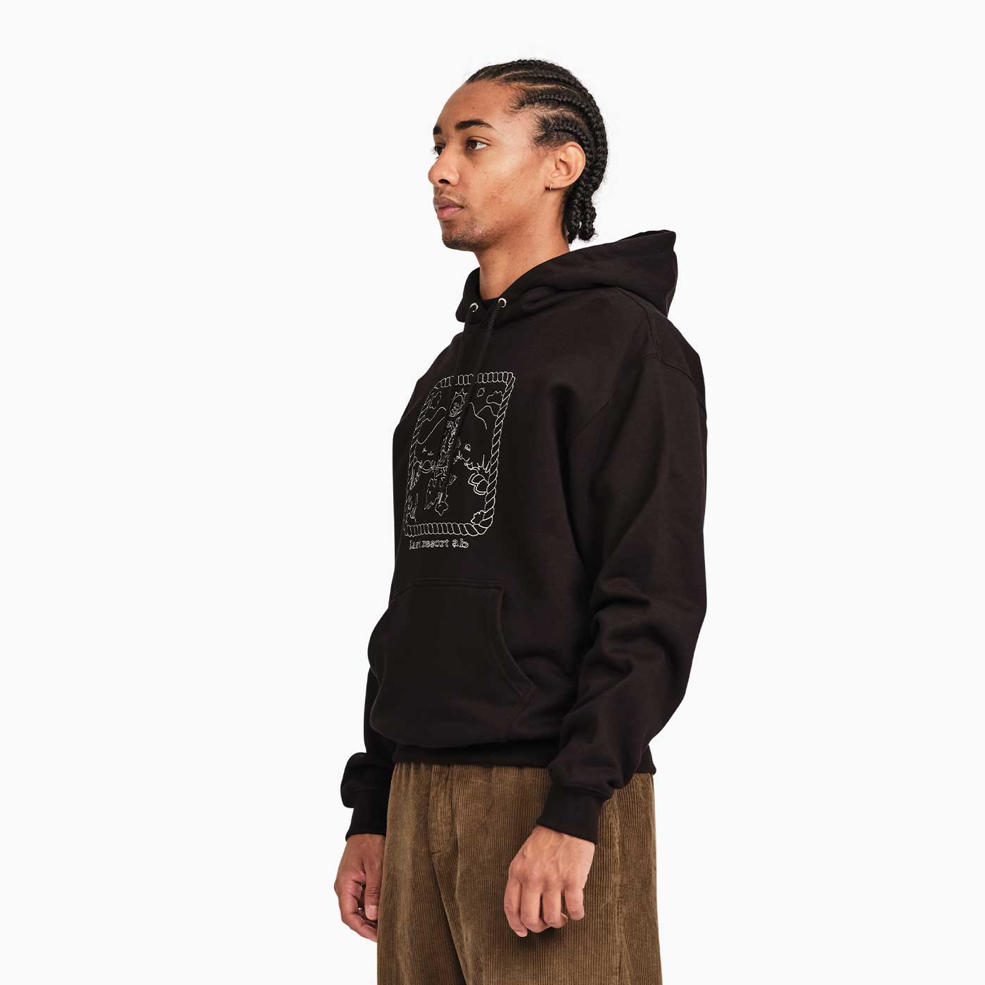 Liten リテンScallop Boa Hoodie / Black 【新品】 Western Hoodie (Black) – Last Resort AB USA